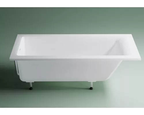 Ванна Astra-Form Нейт SOLID 150x70 (щелевой перелив) с ножками и слив-переливом в комплекте