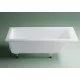 Ванна Astra-Form Нейт SOLID 150x70 (щелевой перелив) с ножками и слив-переливом в комплекте