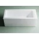 Ванна Astra-Form Нейт SOLID 150x70 (щелевой перелив) с ножками и слив-переливом в комплекте