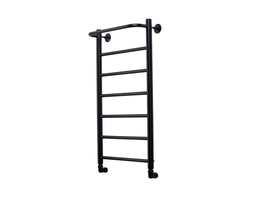 Полотенцесушитель водяной Comfysan Capri W-8 80/40 с полкой, черный