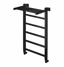 Полотенцесушитель водяной Comfysan Marte-K W-6 80/40 с полкой, черный