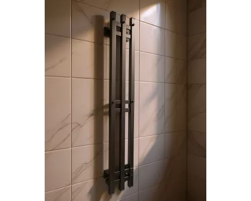 Полотенцесушитель электрический с/т Comfysan Alto-K EC-3 120/15, ТИТАНОВЫЙ ГРАФИТ RAL
