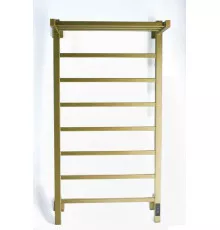 Полотенцесушитель электрический с/т Comfysan Marte-K EC-8 100/50 с полкой, MAT GOLD RAL
