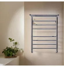 Полотенцесушитель водяной Comfysan Luce W-8 80/40 с полкой, хром