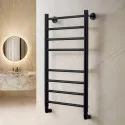 полотенцесушитель водяной comfysan luce w-8 80/50, черный матовый боковое подключение 80см. с гарантией 5 лет.