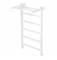 Полотенцесушитель водяной Comfysan Мартэ-К (Marte-K) W-6 80/40 с полкой, белый