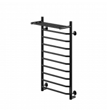 Полотенцесушитель электрический с/т Comfysan Scola EC-10 100/40 с полкой, черный