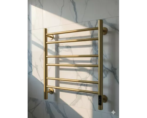 Полотенцесушитель электрический с/т Comfysan Luce EC-6 60/50, MAT GOLD RAL
