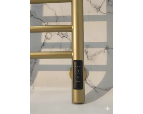 Полотенцесушитель электрический с/т Comfysan Luce EC-6 60/50, MAT GOLD RAL