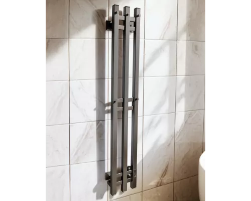 Полотенцесушитель электрический с/т Comfysan Alto-K EC-3 120/15, ТИТАНОВЫЙ ГРАФИТ RAL