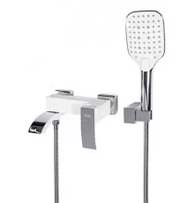 Смеситель для ванны с душем,хром белый FELICE 1040 B CROMO BIANCO