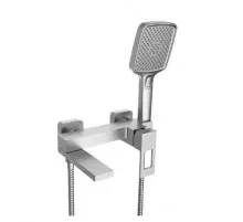 Смеситель для ванны с душем,никель FELICE 0740 NICHEL