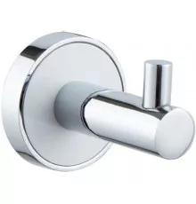 Крючок для ванной комнаты,хром с белой вставкой FELICE R 1001 BL