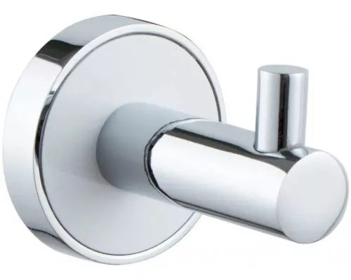 Крючок для ванной комнаты,хром с белой вставкой FELICE R 1001 BL