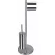 Стойка напольная с держателем для туалетной бумаги и ершиком для унитаза,хром FELICE F 0510 CROMO