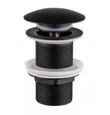 Донный клапан для раковины без перелива,черный матовый FELICE V-5 NERO OPACO