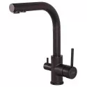 Смеситель для кухни,черный с краплением FELICE 1718-3 BASALTO