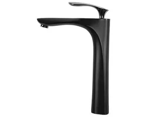 Смеситель для накладной раковины,черный матовый хром FELICE 9025 NERO OPACO