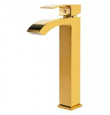 Смеситель для накладной раковины,золото глянцевое FELICE 1025 ORO