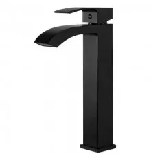 Смеситель для накладной раковины,черный матовый FELICE 1025 NERO OPACO
