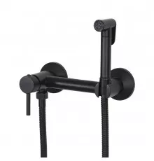 Гигиенический душ со смесителем встраиваемый, Черный матовый FELICE 5515 N NERO OPACO