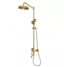 Душевая система с тропическим душем,бронза FELICE 0560 BRONZO