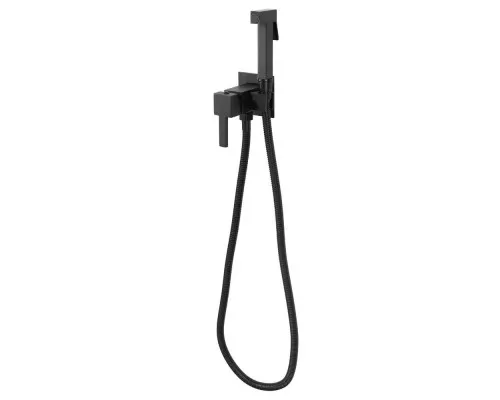 Гигиенический душ со смесителем встраиваемый, Черный матовый FELICE 3515 NERO OPACO