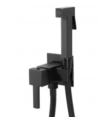 Гигиенический душ со смесителем встраиваемый, Черный матовый FELICE 3515 NERO OPACO