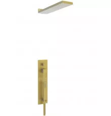 Встраиваемая душевая система с тропическим душем,матовое золото FELICE 0720 ORO OPACO