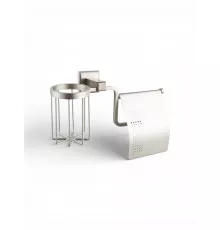 Держатель для туалетной бумаги и освежителя воздуха,никель FELICE FL 1007-D NICHEL