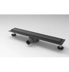 Душевой лоток с сифоном 800мм,оружейная сталь FELICE V-800 GUN METAL