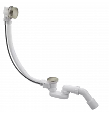 Слив-перелив полуавтоматический с системой клик-клак,никель FELICE F 2 NICHEL