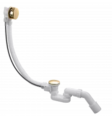 Слив-перелив полуавтоматический с системой клик-клак,золото глянец FELICE F 2 ORO