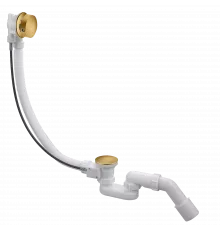 Слив-перелив полуавтоматический с системой клик-клак,матовое золото FELICE F 2 ORO OPACO