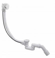 Слив-перелив полуавтоматический с системой клик-клак,белый глянец FELICE F 2 BIANCO