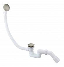 Слив-перелив для ванны автоматический с системой клик клак,никель FELICE F 1 NICHEL