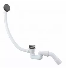 Слив-перелив для ванны автоматический с системой клик клак,оружейная сталь FELICE F 1 GUN METAL