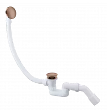 Слив-перелив для ванны автоматический с системой клик клак,матовая медь FELICE F 1 RAME SPAZZOLATO