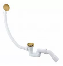 Слив-перелив для ванны автоматический с системой клик-клак,матовое золото FELICE F 1 ORO OPACO