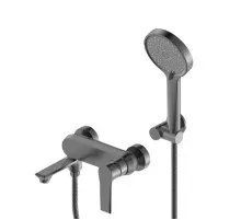 Смеситель для ванны с душем,оружейная сталь FELICE 8040 G GUN METAL