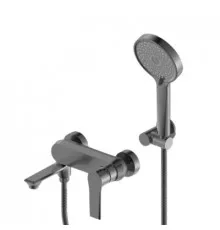 Смеситель для ванны с душем,оружейная сталь FELICE 8040 G GUN METAL
