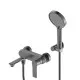 Смеситель для ванны с душем,оружейная сталь FELICE 8040 G GUN METAL