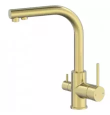 Смеситель для кухни с фильтром для питьевой воды,золото матовое FELICE 1718-12 ORO OPACO