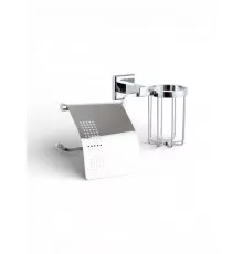 Держатель для туалетной бумаги и освежителя воздуха,хром FELICE FL 1007-S