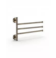 Поворотный держатель для полотенец тройной,бронза FELICE N 1024 BRONZO