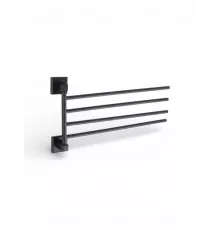 Поворотный держатель для полотенец четверной,черный матовый FELICE FL 1024 N