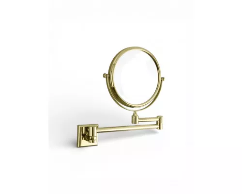 Зеркало косметическое увеличительное поворотное,матовое золото FELICE FL 1032 ORO OPACO