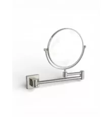 Зеркало для ванной поворотное,косметическое,увеличительное никель FELICE FL 1032 NICHEL
