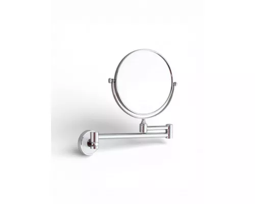 Зеркало для ванной косметическое,хром с белой вставкой FELICE R 1040 BL