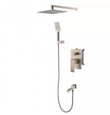 Встраиваемая душевая система для ванны и душа,никель FELICE 1020 NICHEL